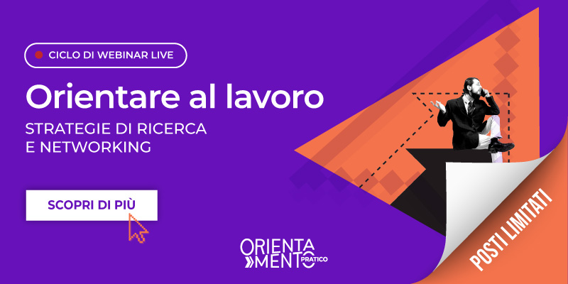 banner orientare al lavoro webinar